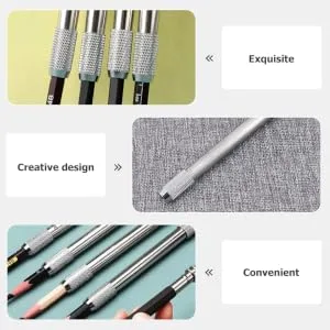ULDIGI 4pcs Lead Pencils Colored Charcoal Pencils Pencil Accessory Office Supplies Student Double Head - product information 1