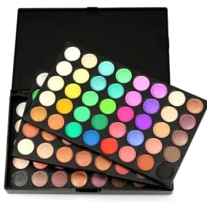 HAPINARY 2pcs 120 Makeup Palette Eyeshadow Powder Eyeshadow Neutral Eyeshadow Palette Glitter Palette - product information 2