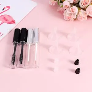 Gogogmee 12pcs Empty Mascara Tube with Eyelash Wand Empty Bottle for Eyelash Wand Tube Volume Mascara Funnel - product information 4