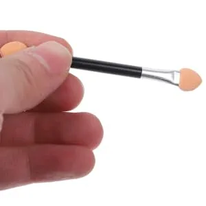 Outanaya 24pcs Eye Shadow Applicator Dual Ended Eyeshadow Brush Eshadow Sponge Applicator Makeup Applicator 7cm Colorful - product information 1