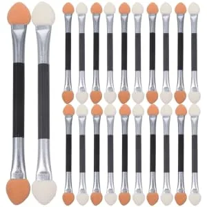 Outanaya 24pcs Eye Shadow Applicator Dual Ended Eyeshadow Brush Eshadow Sponge Applicator Makeup Applicator 7cm Colorful - product information 2