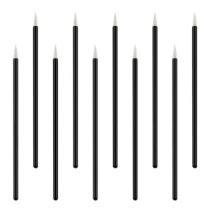 Outanaya 100pcs Eye Makeup Tools Eyeshadow Eyeliner Applicator Tool Eye Liner Applicator White 10X0.5X0.5cm White - product information 2