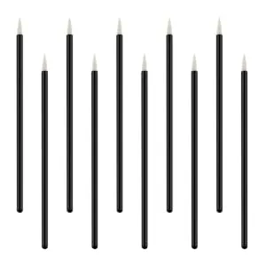 Outanaya 100pcs Eye Makeup Tools Eyeshadow Eyeliner Applicator Tool Eye Liner Applicator White 10X0.5X0.5cm White - product information 4