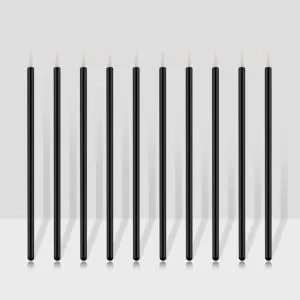 Outanaya 100pcs Eye Makeup Tools Eyeshadow Eyeliner Applicator Tool Eye Liner Applicator White 10X0.5X0.5cm White - product information 5