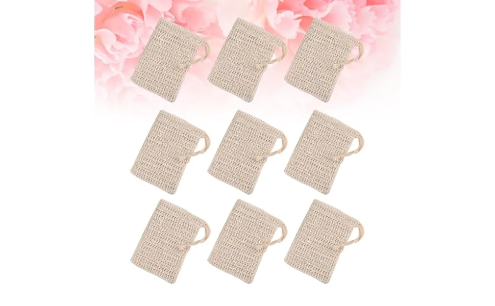 WOONEKY 20 Pcs Exfoliating Soap Pouch Homemade Soap Bath Sponges Soap Scrubber Pouch Soap Pouch for Shower - product information 2