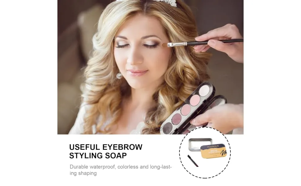 Outanaya 2 Pcs Eyebrow Styling Cream Eyebrow Wax Pen Eyebrow Wax Stick Wax and Eyebrow Wax Applicator - product information 4