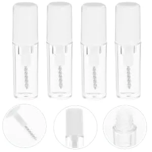 HAPINARY 4pcs Eyelash Raincoat Styling Gel Volume Mascara Eyebrow Glue Brow Gel Brow Clear Gel Plastic - product information 2