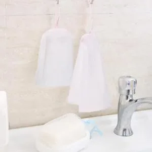 SOESFOUFU 6pcs Net Soap Exfoliating Bath Exfoliating Soap Pouch Foaming Nets or - product information 3