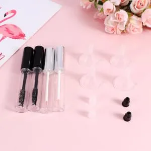 SKISUNO 12pcs Empty Mascara Tube with Eyelash Wand Clear Mascara Tube Empty Eyeliner Bottle Clear Container - product information 3