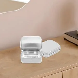 HAPINARY 15pcs Mini Tin Box Tin Cans with Lids Food Containers with Lids Small Tins with Lids Tinplate - product information 1