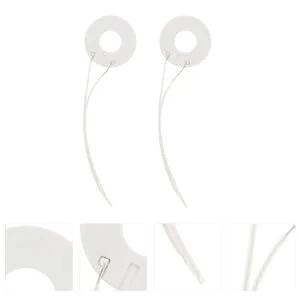 KONTONTY 2pcs Heating Rings for Replacing Heating Coil Replacement Hot Ring Coils Hot Rings White Plastic - product information 3