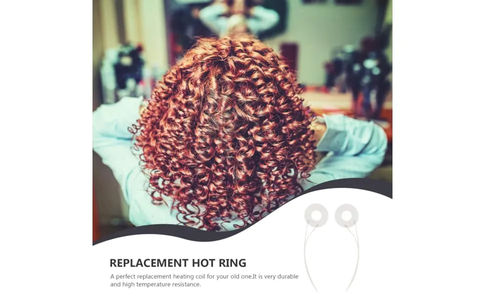 KONTONTY 2pcs Heating Rings for Replacing Heating Coil Replacement Hot Ring Coils Hot Rings White Plastic - product information 7