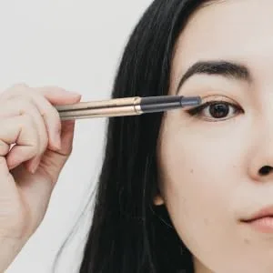 Gogogmee End Stick Application Female Brush Dual Pen Precision Ends Makeup Women Shadow Eye 1 count (Pack of 1) Black - product information 2
