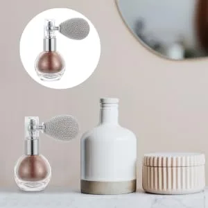 FOYTOKI 2pcs Spray Glitter Highlighting Powder Face High Gloss Spray Shimmer Sparkle Pressed Spray Plastic - product information 6