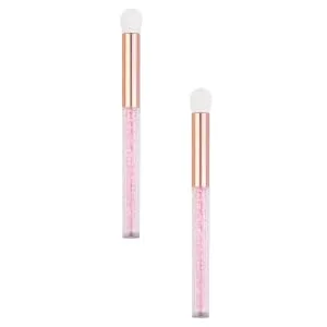 Outanaya 2pcs Nose Brush Beauty Accessories Bling Sunglasses Womens Beauty Eye Artificial Fiber Wool Pink - product information 3