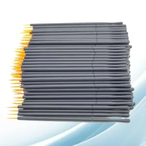 FOYTOKI 100pcs Eyeliner Eyeshadow Liner Brush Makeup Lip Gloss White Eye Liner Makeupset Eye Gel 15cmX10cm Orange - product information 2