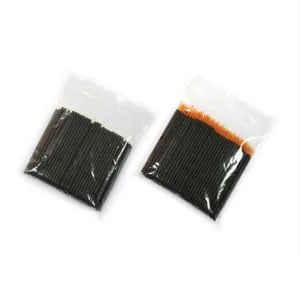 FOYTOKI 100pcs Eyeliner Eyeshadow Liner Brush Makeup Lip Gloss White Eye Liner Makeupset Eye Gel 15cmX10cm Orange - product information 5