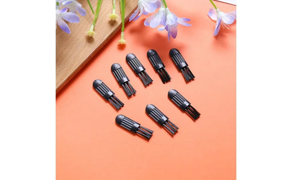 Gogogmee 100pcs Razor Trimmer Clipper Brush Mini Electric Razor Electric Beard Trimmer Razor Cleaner Black - product information 1