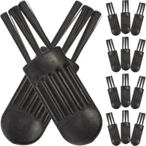 Gogogmee 100pcs Razor Trimmer Clipper Brush Mini Electric Razor Electric Beard Trimmer Razor Cleaner Black - product information 2