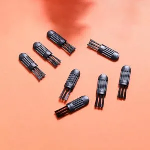 Gogogmee 100pcs Razor Trimmer Clipper Brush Mini Electric Razor Electric Beard Trimmer Razor Cleaner Black - product information 3