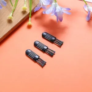 Gogogmee 100pcs Razor Trimmer Clipper Brush Mini Electric Razor Electric Beard Trimmer Razor Cleaner Black - product information 5