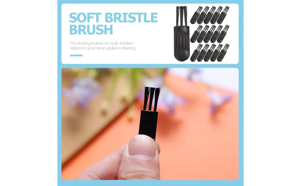 Gogogmee 100pcs Razor Trimmer Clipper Brush Mini Electric Razor Electric Beard Trimmer Razor Cleaner Black - product information 7