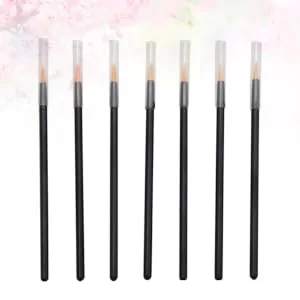 Outanaya 50pcs Disposable Eyeliner Brush Liquid Eyeliner Eyeliner Brush Applicator Black - product information 2