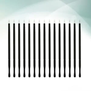 Gogogmee 50pcs Disposable Eyeliner Wands White Makeup Eye Wands Eye Makeup Tools Eyeliner Brush Applicator 10*0.5cm White - product information 1