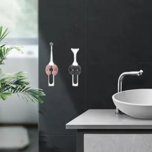 Didiseaon 4pcs Nail- Seamless Hook Towel Hook Wall Hangers Clothing Hooks Kitchen Hook - product information 5