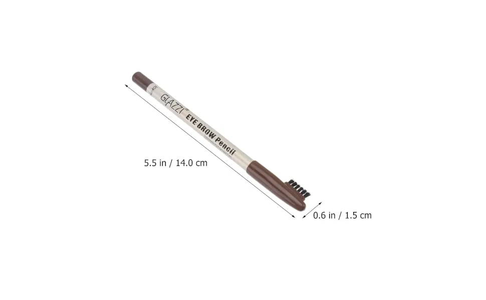 Outanaya 12pcs Eyebrow Pencil with Brush Eyebrow Pen Brow Pen Brush Eyebrow Pencils Plastic Coffee - product information 2