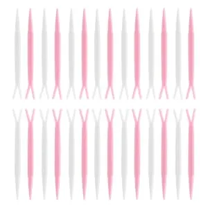 Outanaya 100pcs Double Eyelid Y-shaped Fork Double-fold Eyelid Eye Stickers y Fork Eyelid Tape Sticks Abs - product information 5