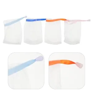 FOYTOKI 20pcs Soap Mesh Bag Soap Bag Foaming Soap Foaming Facial Soap Supply Soap Bar Pouch Nylon - product information 5