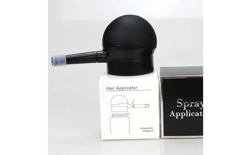 FOYTOKI 2 Pcs Silicone Nozzle Durable Sprayer Hair Colouring Powder Sprayer Spray Tool Plastic Abs Black - product information 4
