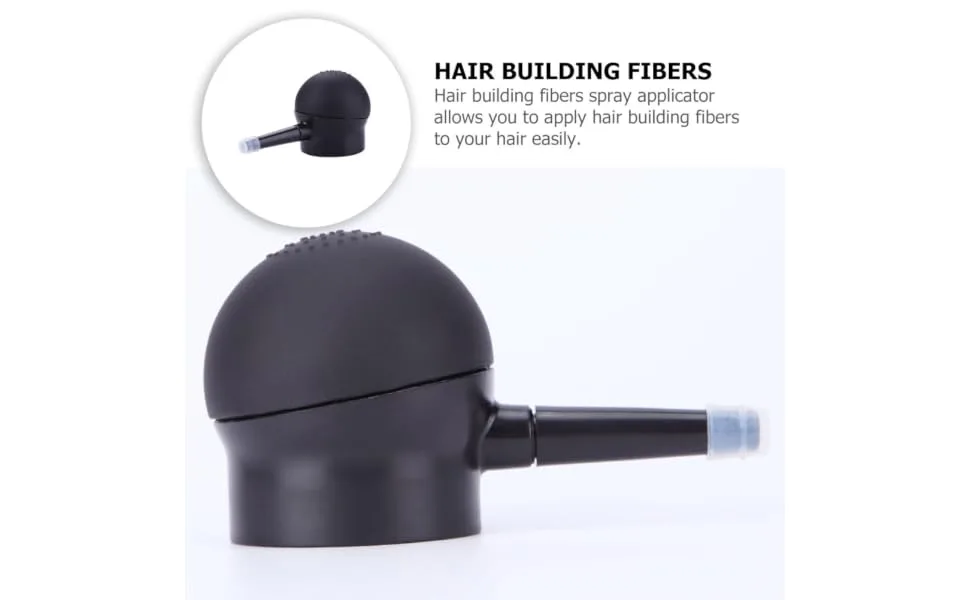 FOYTOKI 2 Pcs Silicone Nozzle Durable Sprayer Hair Colouring Powder Sprayer Spray Tool Plastic Abs Black - product information 6