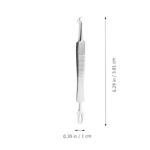 Outanaya 3pcs Clip Blackhead Extraction Tool Pimple Remover Pimple Removal Kit Stainless Steel Puller - product information 2