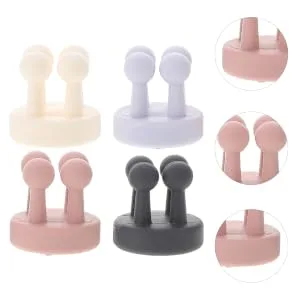 HAPINARY 4pcs Nail- Seamless Hook Towel Hook Bathroom Hooks for Towels Hook for Wall Hat Hooks - product information 2