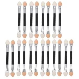 Outanaya 30pcs Eye Shadow Stick Lip Makeup Brush Make up Brush Make up Sponges Eye Mascara Double Emulsion - product information 6
