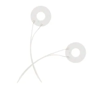 FOYTOKI 2pcs Hot Rings Heating Rings for Replacing Coils Heating Coil Heating Plate Repair Kit Metal White - product information 3