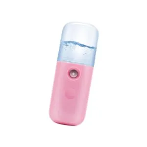 HAPINARY 2pcs Handheld Spray Device Face Steamer Steamer for Face Air Humidifier Makeup Device Pink - product information 1