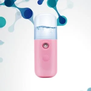 HAPINARY 2pcs Handheld Spray Device Face Steamer Steamer for Face Air Humidifier Makeup Device Pink - product information 3