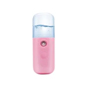 HAPINARY 2pcs Handheld Spray Device Face Steamer Steamer for Face Air Humidifier Makeup Device Pink - product information 5