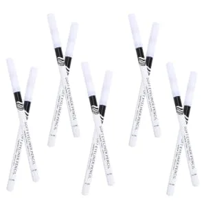 HAPINARY 48 Pcs Eyeliner Pencil White Eyeliner Eye Line Drawing Pencils Liquid Eye Liner Woman Wooden Pole - product information 6