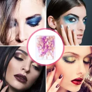 FOYTOKI 100pcs Double Ended Eyeshadow Brush Makeup Eye Shadow Brush Dual Sides Eyeshadow Plastic - product information 5