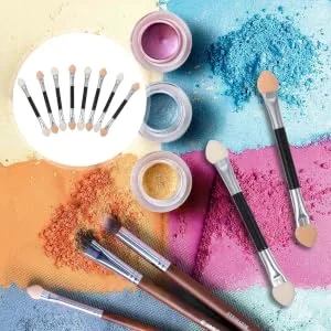 Gogogmee Foam Sponge 20pcs Latex Eye Shadow Stick Eyeshadow Cosmetic Disposable Eye Shadow Brush Sponge Set - product information 4