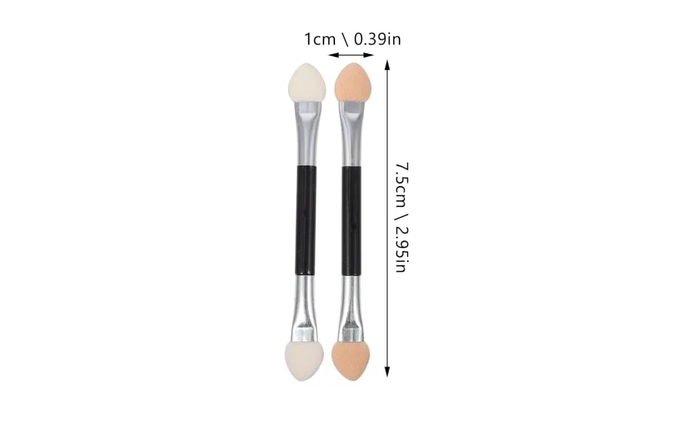 Gogogmee Foam Sponge 20pcs Latex Eye Shadow Stick Eyeshadow Cosmetic Disposable Eye Shadow Brush Sponge Set - product information 7