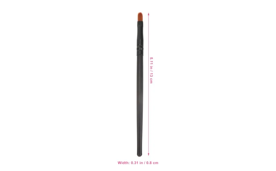Gogogmee 10pcs Nose Shadow Brush Makeup Concealer Brush Soft Face Blush Brush Eye Makeup Black Wooden Handle - product information 3