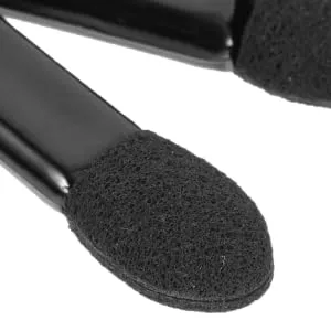 Outanaya 100pcs Mini Eyeshadow Swab Lipstick Brush Applicator Eyelash Spoolie Lip Balm Brush Plastic Black - product information 4