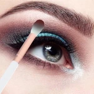 Outanaya 3pcs Eye Shadow Brush Makeup Gadgets Makeup Eyeliner Brush Eyeshadow Wooden Handle - product information 2