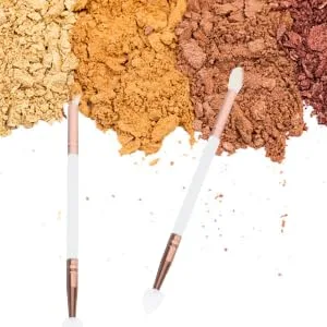 Outanaya 3pcs Eye Shadow Brush Makeup Gadgets Makeup Eyeliner Brush Eyeshadow Wooden Handle - product information 3
