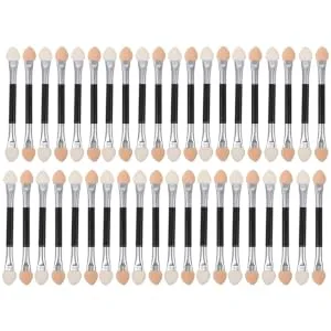 Outanaya 40pcs Latex Eye Shadow Stick Cosmetic Brush Kit Makeup Brush Tool Makeup Applicator Eyeshadow Sponge - product information 1